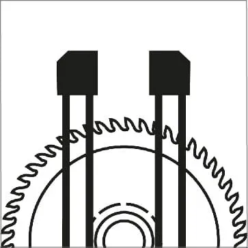 Kształty zębów – ząb płaski z naprzemienną fazą