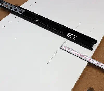 Wiercenie tylnego rzędu otworów