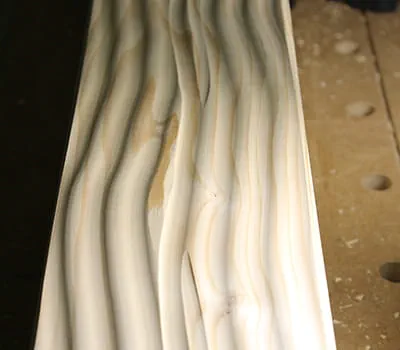 Faktura podobna do powierzchni uzyskanej przy użycia struga ścierającego