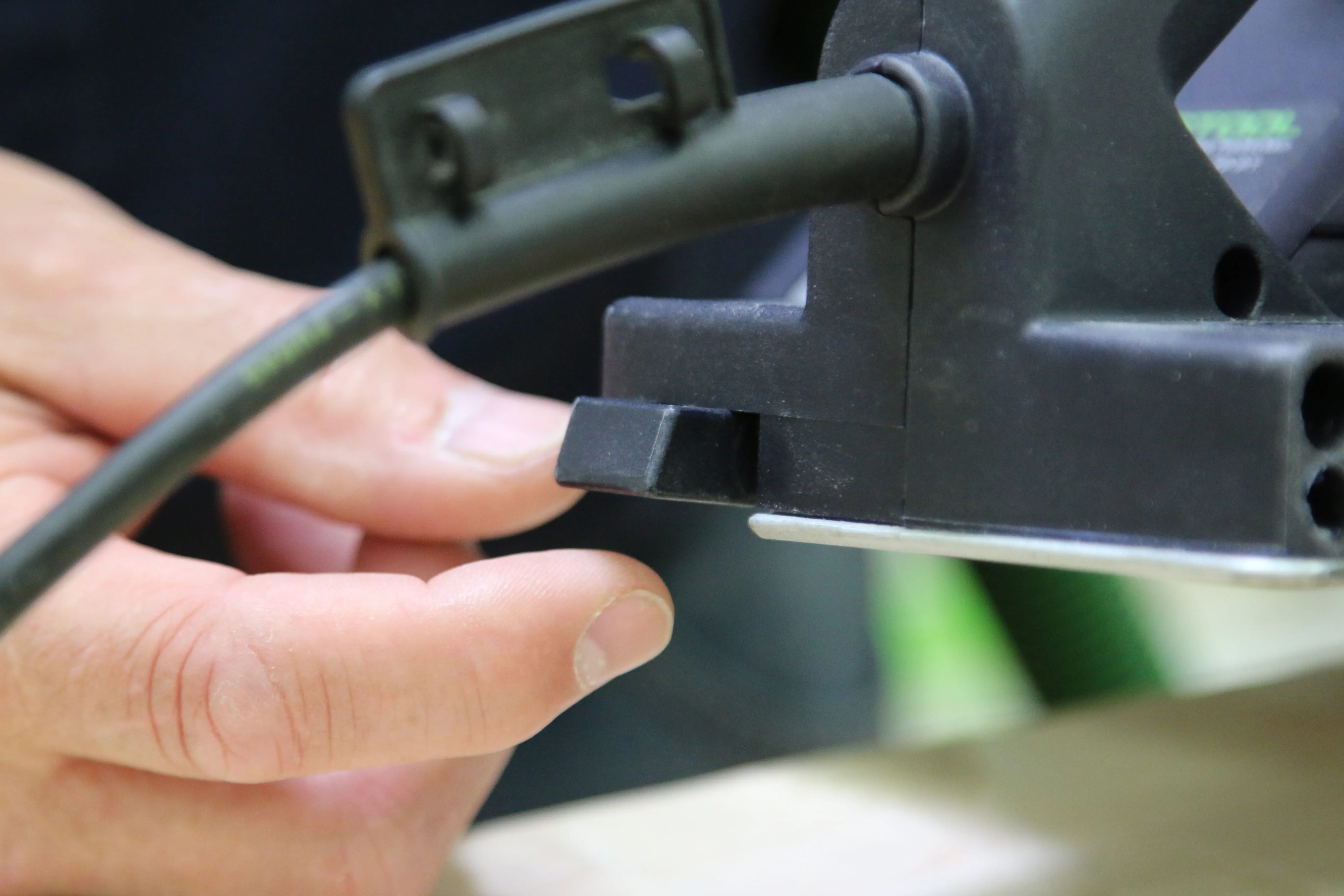 Blokowanie stopki podpierającej