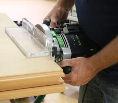 Ustawianie żądanej głębokości frezowania