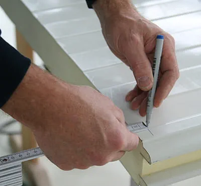 Zaznaczanie krawędzi cięcia