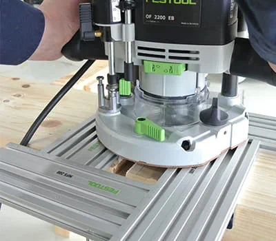 Ustawianie głębokości frezowania