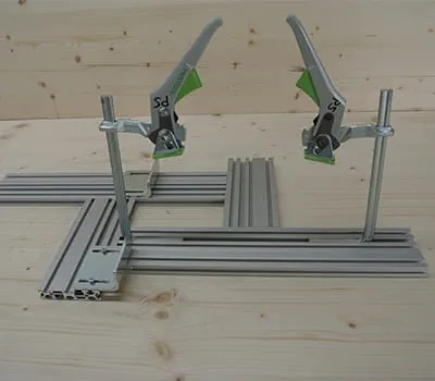 Montaż przykładnicy kątowej