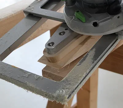 Frezowanie wczepu na „jaskółczy ogon”