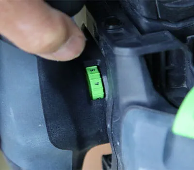 Zmniejszenie prędkości obrotowej