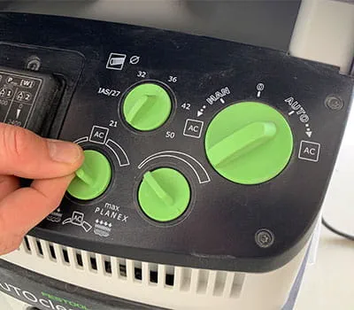 Wprowadzanie ustawień na odkurzaczu