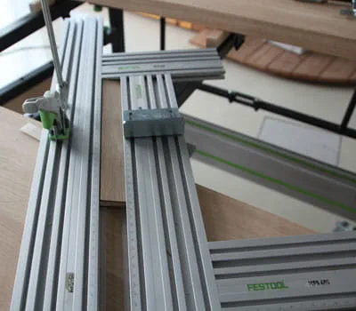 Przygotowanie szablonu do frezowania