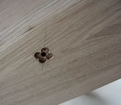 Mocowanie śruby schodowej