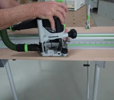 Wykonanie przednich rzędów otworów