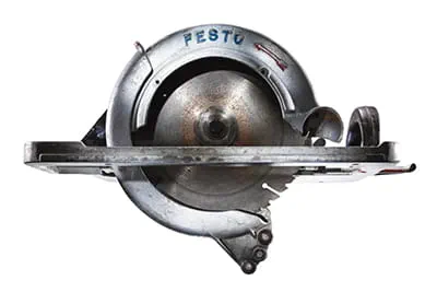 Historyczna ręczna pilarka tarczowa Festo