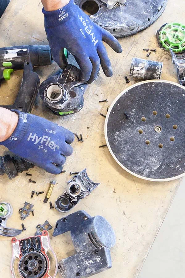 Planex Easy w warsztacie serwisowym Festool