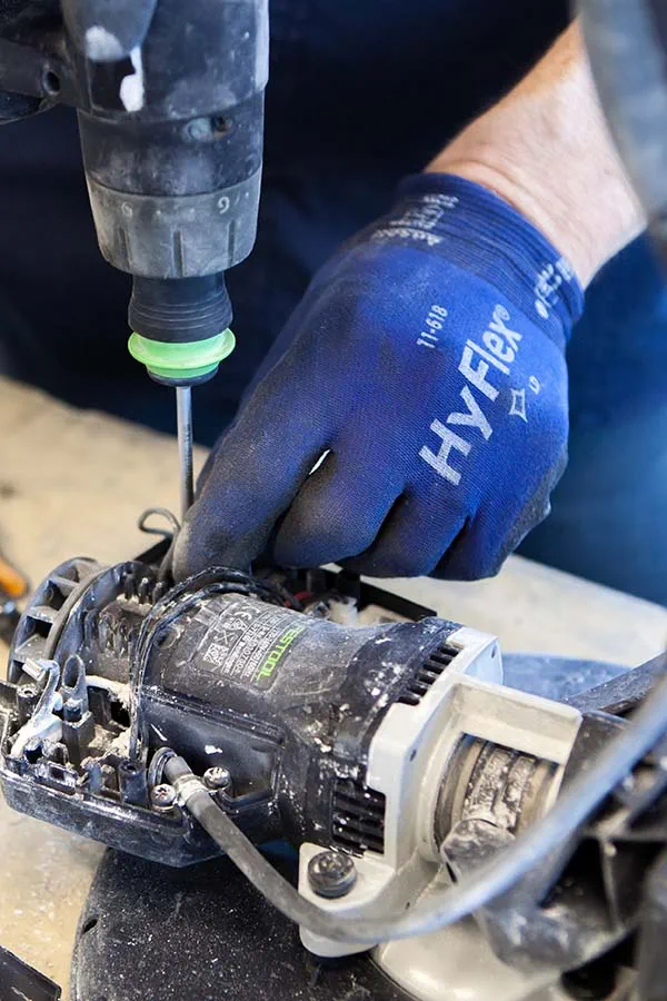 Planex Easy w warsztacie serwisowym Festool