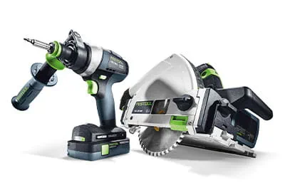 Technologia SawStop w stołowej pilarce tarczowej TKS 80 firmy Festool