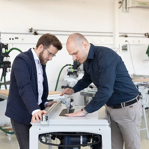 Projektanci Festool, Matthias Kübeler i Andreas Sdrzallek