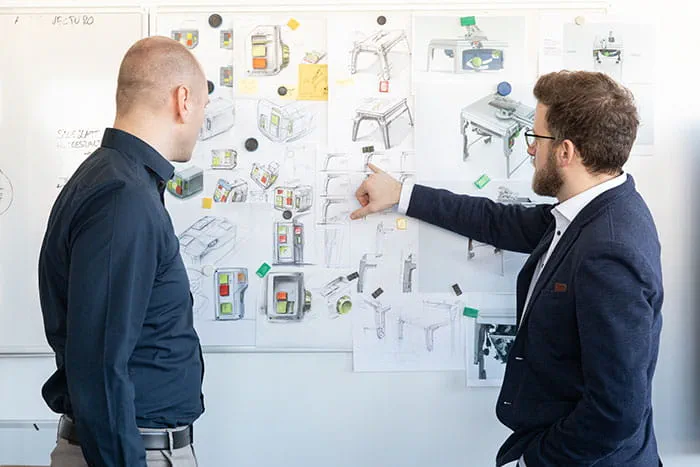 Projektanci Festool, Matthias Kübeler i Andreas Sdrzallek