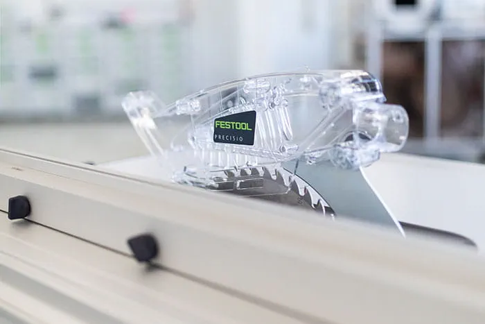 Technologia SawStop w stołowej pilarce tarczowej TKS 80 firmy Festool