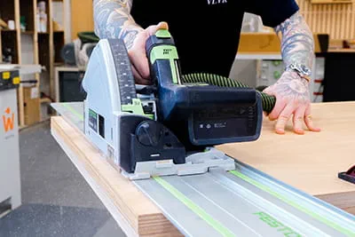 TSC 55 K firmy Festool w użyciu