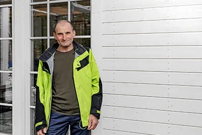 Cieśla i szef firmy Marek Malek