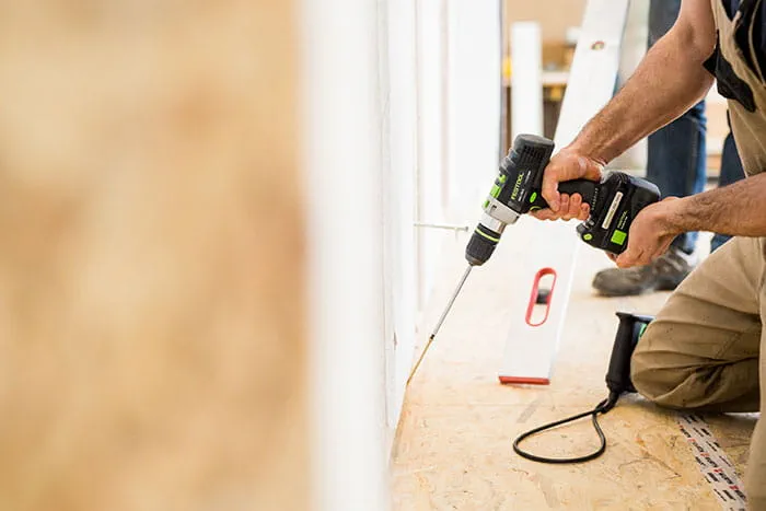 Quadrill PDC 18/4 firmy Festool w użyciu